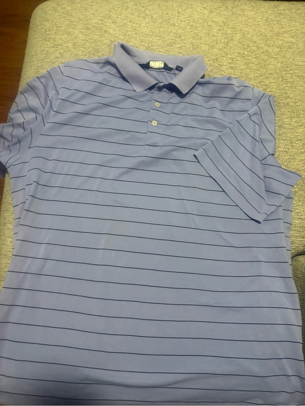 Polo Golf Ralph Lauren blue striped cotton polo shirt